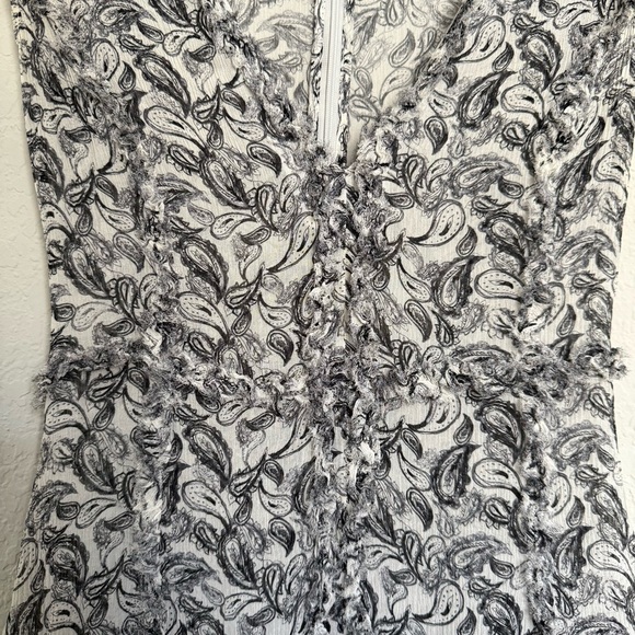 Marissa Webb Grey Silk Ruffle Tiered Midi Dress Size XS Victorian Goth Romantic - Picture 5 of 10